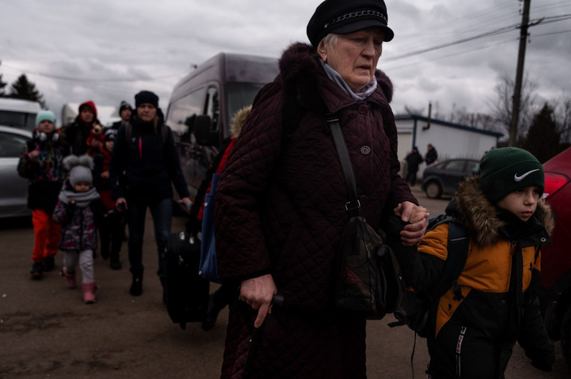 War In Ukraine: Refugee Crisis, Lviv - 07 Mar 2022