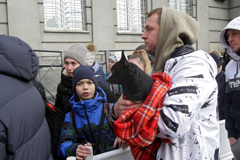 Evacuation of Dnipro residents