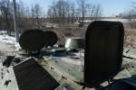 Russian Armored Vehicle Captured By Ukrainian Soldiers, Brovary, Kyiv, Ukraine - 10 Mar 2022