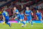 Ukraine's Artem Dovbyk (second left) celebrates scoring their side's second goal of the game during the UEFA Euro 2020 round of 16 match at Hampden Park, Glasgow. Picture date: Tuesday June 29, 2021.