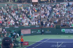 Nick Kyrgios a fost aproape să lovească un copil de mingi / Foto: Captură Twitter@villievang
