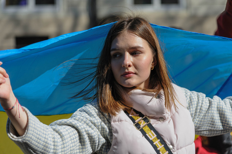"Save Mariupol" rally in Lviv, Ukraine - 19 Mar 2022
