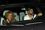Shakira and her husband Gerard Pique leave Chateau Marmont in West Hollywood