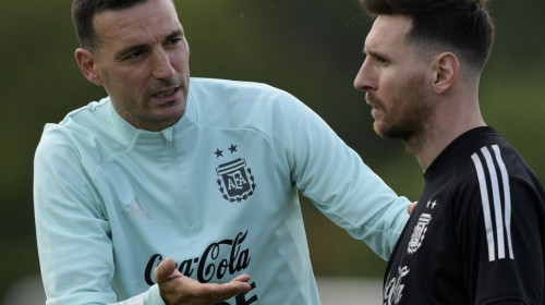Leo Messi, discuție ”incendiară” cu Lionel Scaloni: l-a certat pe selecționer din cauza gestului său!