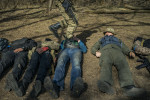 Military training for civilians in Zaporizhzhia, Ukraine - 31 Mar 2022