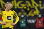 Dortmund, Germany. 02nd Apr, 2022. Soccer: Bundesliga, Borussia Dortmund - RB Leipzig, Matchday 28 at Signal Iduna Park. Dortmund's Erling Haaland is disappointed on the pitch. IMPORTANT NOTE: In accordance with the requirements of the DFL Deutsche Fuball