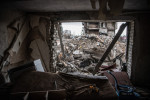 Destruction in Kyiv Oblast, Ukraine - 8 Apr 2022
