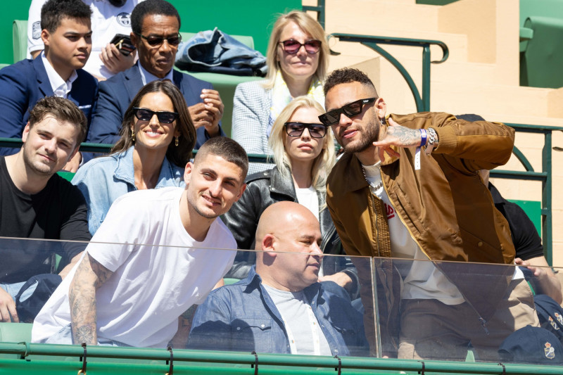 Celebrities Attend The Monte-Carlo ATP Masters Series Tournament In Monaco