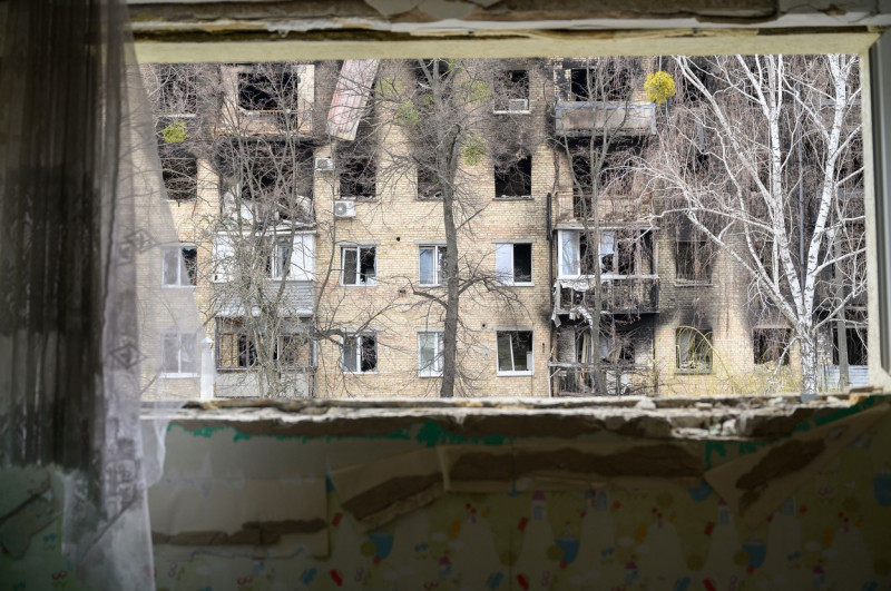 Recovery And Cleaning Works In Borodyanka, Ukraine