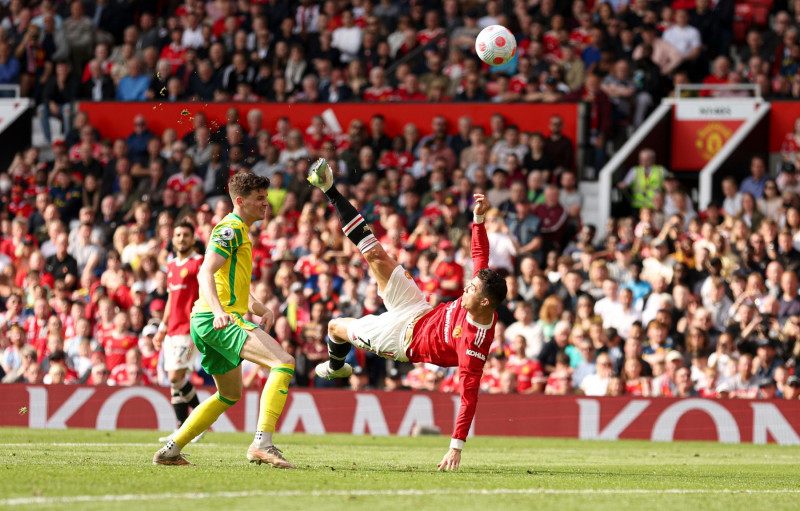 Manchester United v Norwich City, Premier League, Football, Old Trafford, Manchester, UK - 16 Apr 2022