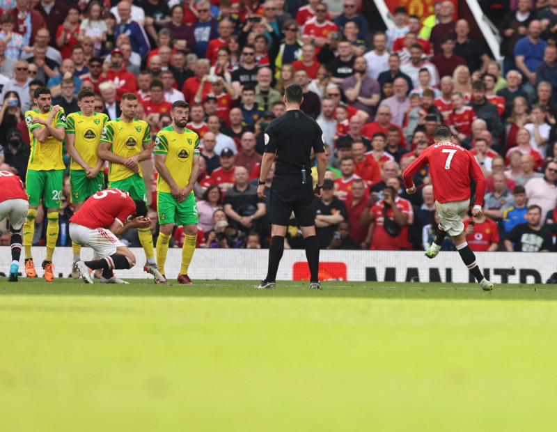Manchester United v Norwich City, Premier League, Football, Old Trafford, Manchester, UK - 16 Apr 2022
