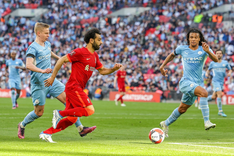 Manchester City v Liverpool, FA Cup., Semi Final - 16 Apr 2022
