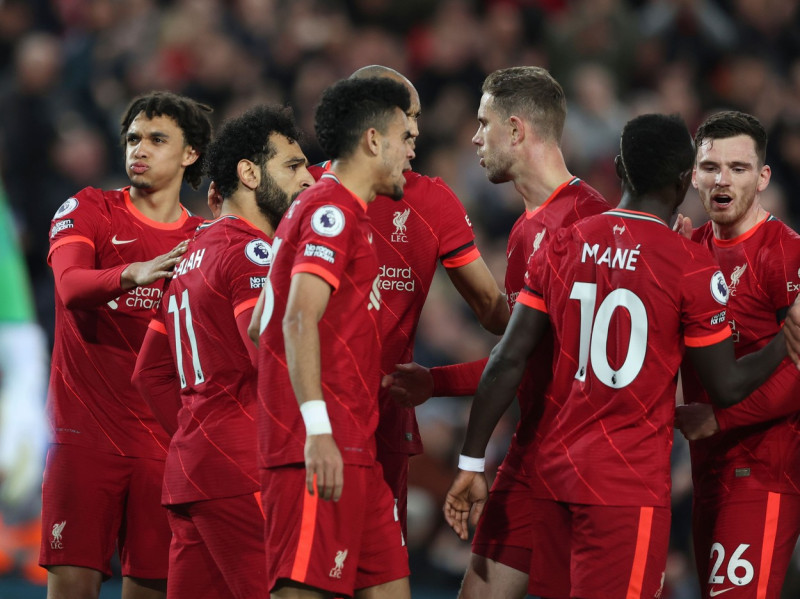 Liverpool v Manchester United, Premier League, Football, Anfield, Liverpool, UK - 19 Apr 2022