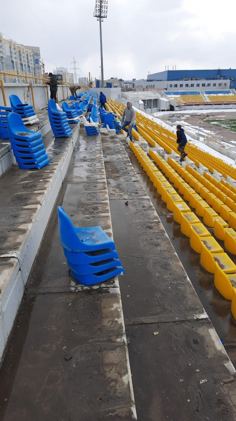 Stadionul din Yakutsk / Foto: Twitter@GraniTweet