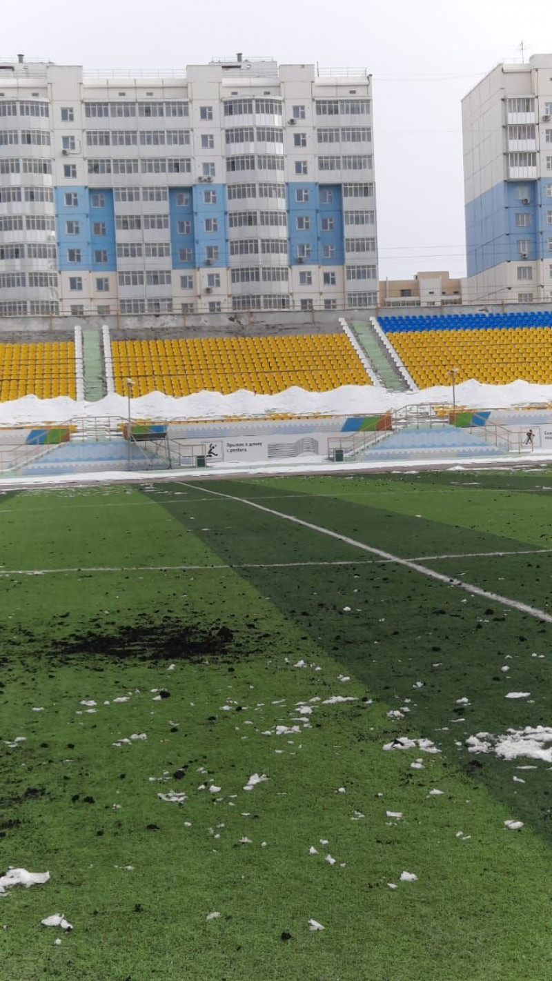 Stadionul din Yakutsk / Foto: Twitter@KevinRothrock