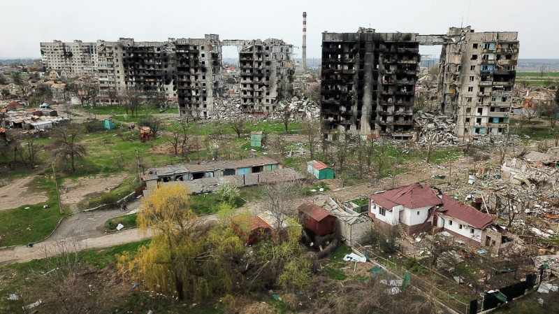 Ukrainian city of Mariupol