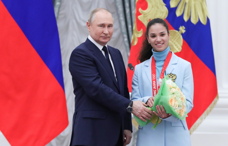Veronika Stepanova și Vladimir Putin / Foto: Profimedia