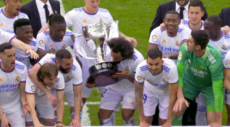 Real a câștigat titlul în Spania / Foto: Captură Digi Sport