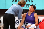 Paula Badosa, în meciul cu Simona Halep / Foto: Getty Images