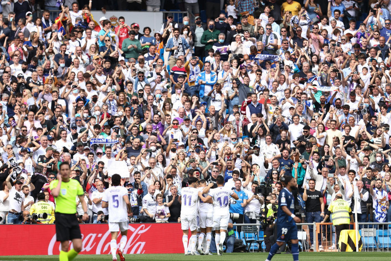 Fotbaliștii lui Real Madrid, în meciul cu Espanyol / Foto: Profimedia