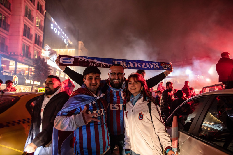Trabzonspor won the championship in Istanbul, Turkey - 30 Apr 2022