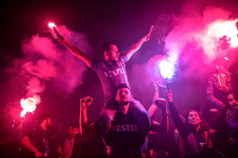 Trabzonspor won the championship in Istanbul, Turkey - 30 Apr 2022