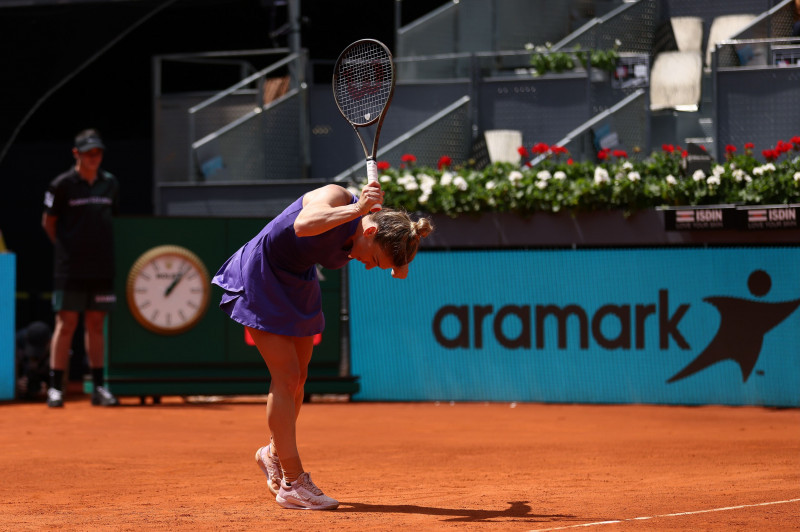 Simona Halep, în meciul cu Ons Jabeur / Foto: Profimedia