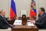 President Putin meets with Russia Labour and Social Safety Minister Kotyakov