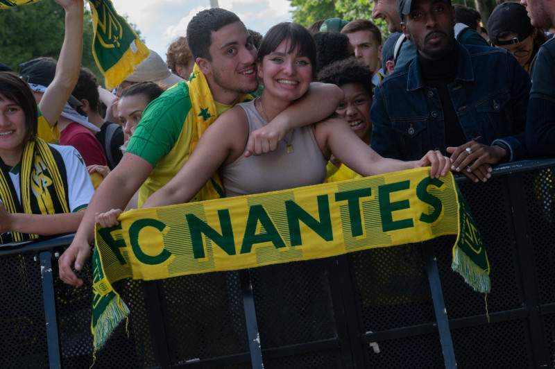 Atmosphere During The Final Of French Soccer Cup - Nantes