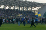 Sărbătoare la Ploiești, după promovarea Petrolului / Foto: Captură Digi Sport