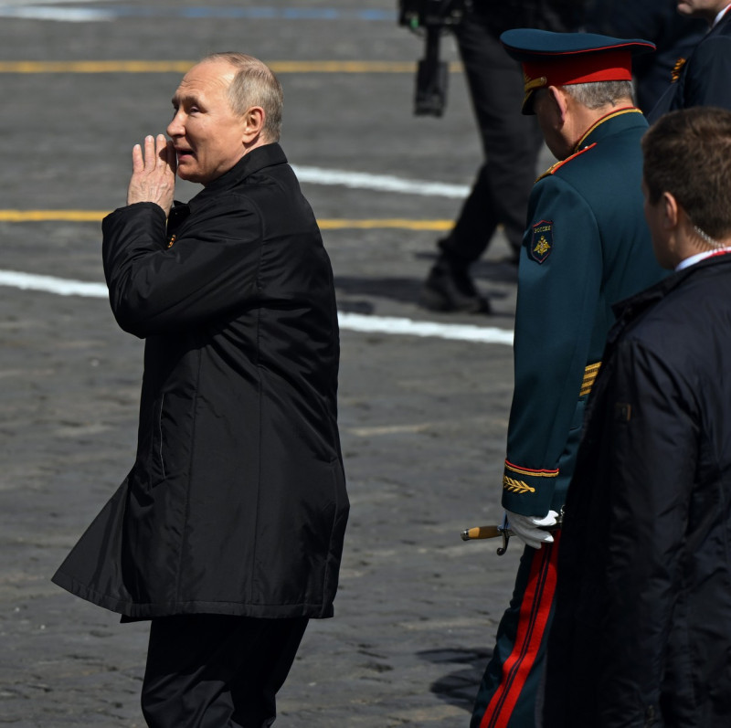 Military parade on Red Square dedicated to the 77th anniversary of the Victory in the Great Patriotic War.