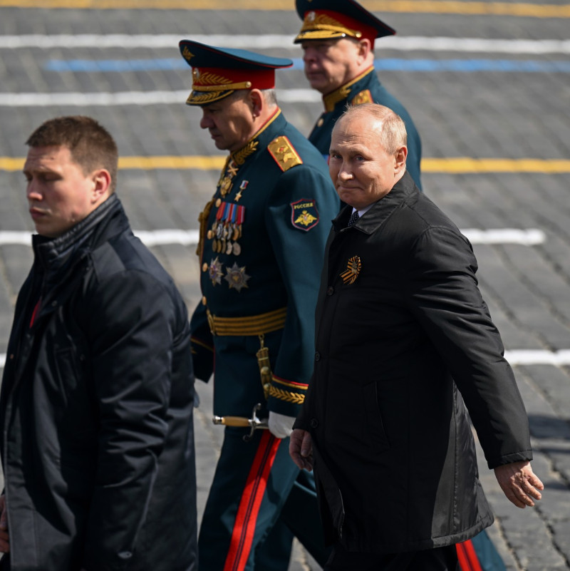 Military parade on Red Square dedicated to the 77th anniversary of the Victory in the Great Patriotic War.