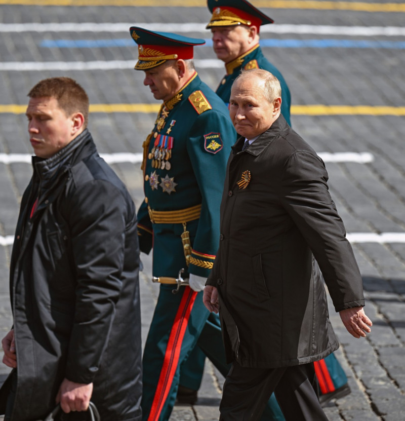 Military parade on Red Square dedicated to the 77th anniversary of the Victory in the Great Patriotic War.