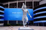 Sergio Aguero Statue Unveiling - Etihad Stadium