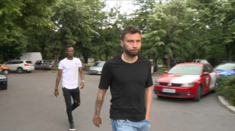 Fotbaliștii lui Dinamo, la dineul oferit de Nicolae Badea / Foto: Captură Digi Sport