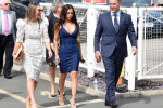 Michael Owen and family attend the Boodles May Festival Ladies Day at Chester Racecourse, Chester, UK.
