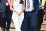 The daughter of the Ex-International footballer Michael Owen, Gemma Owen looks stunning in white body suit at the Chester Races.