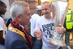 Eintracht Frankfurt Celebrates Winning The UEFA Europa League Final 2021/22