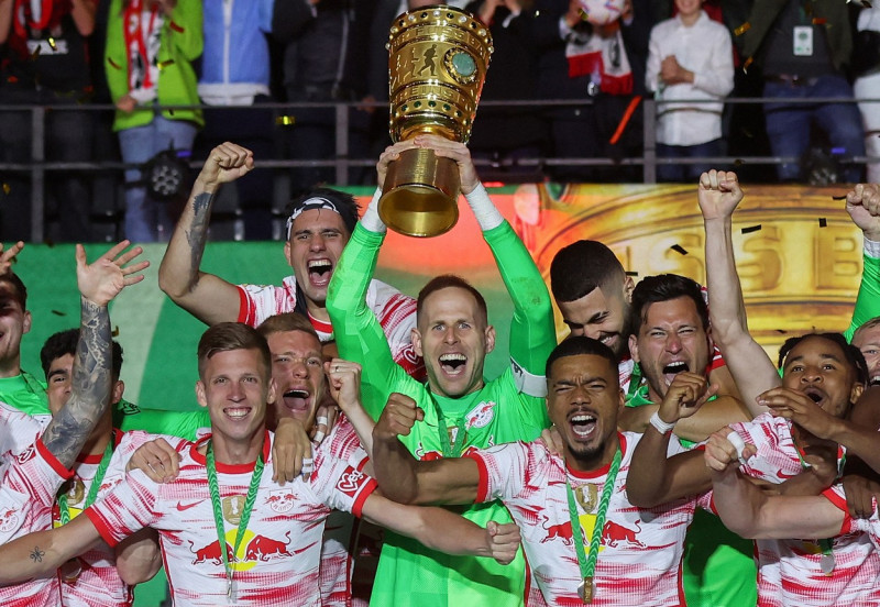 RB Leipzig a sărbătorit cucerirea Cupei Germaniei (18)