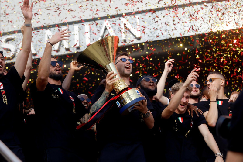 Soccer: AC Milan won the Italian Serie A Championship