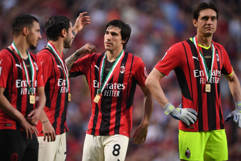 Soccer: Serie A 2021 2022 : Sassuolo 0-3 Milan