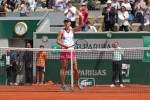 28th May 2022; Roland Garros, Paris, France: French Open Tennis tournament: Irina-Camelia Begu (ROU) on her to victory against Leolia Jeanjean (FRA)