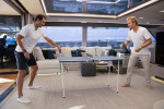 Rafael Nadal takes on Nico Rosberg at table tennis - with a surprising result