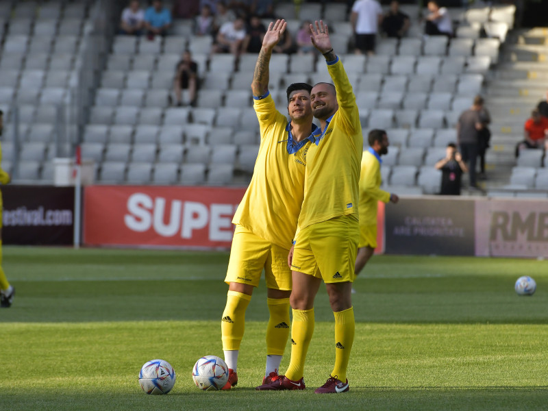 FOTBAL:TEAM ROMANIA-WORLD STARS, MECI RETRAGERE ADRIAN MUTU (12.06.2022)