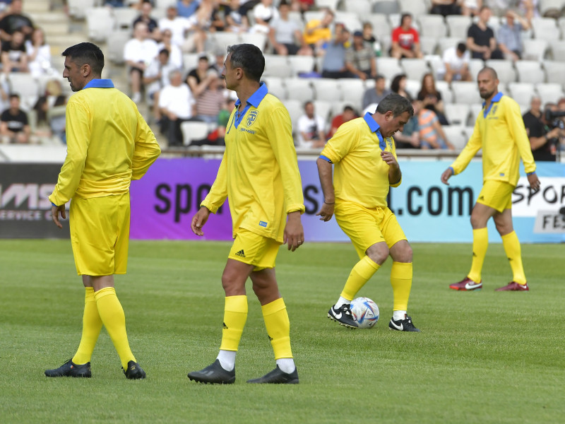 FOTBAL:TEAM ROMANIA-WORLD STARS, MECI RETRAGERE ADRIAN MUTU (12.06.2022)