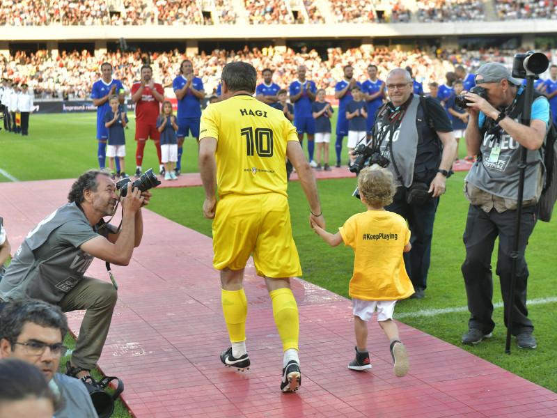 FOTBAL:TEAM ROMANIA-WORLD STARS, MECI RETRAGERE ADRIAN MUTU (12.06.2022)