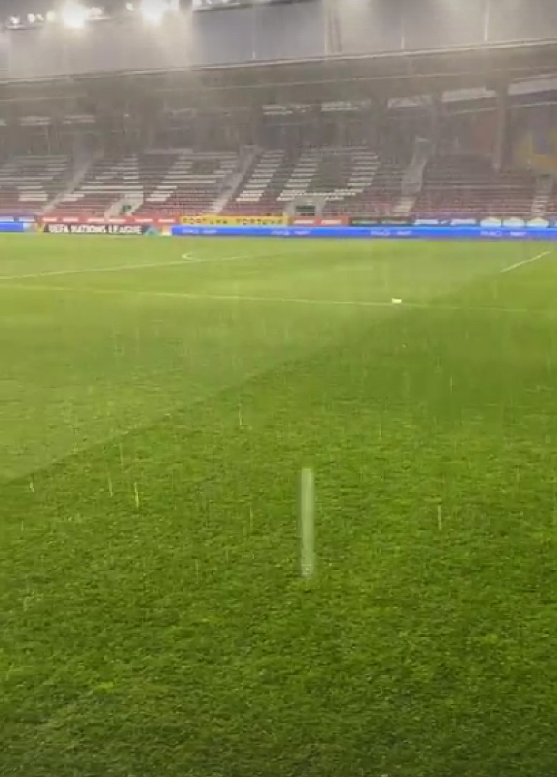 Stadionul Giulești, cu patru ore înainte de România - Muntenegru / Foto: Instagram@mariancodirla