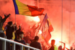 Suporterii echipei naționale, la meciul cu Muntenegru / Foto: Sport Pictures