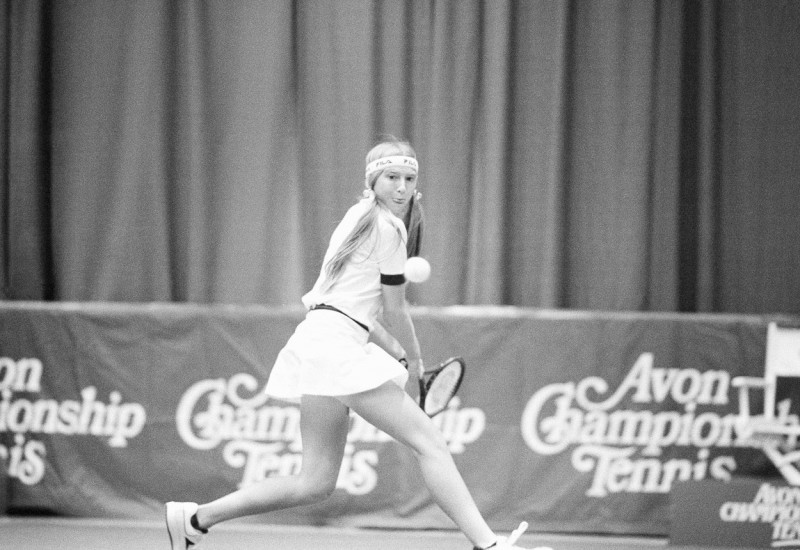Andrea Jaeger Tennis Player Action