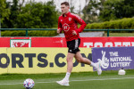 PONTYCLUN, WALES - 07 JUNE 2022: Wales' David Brooks during a training session at the vale resort ahead of the League A 2022 Nations League fixture v Netherlands at the Cardiff City Stadium on the 8th of June 2022. (Pic by John Smith/FAW) Credit: Footbal